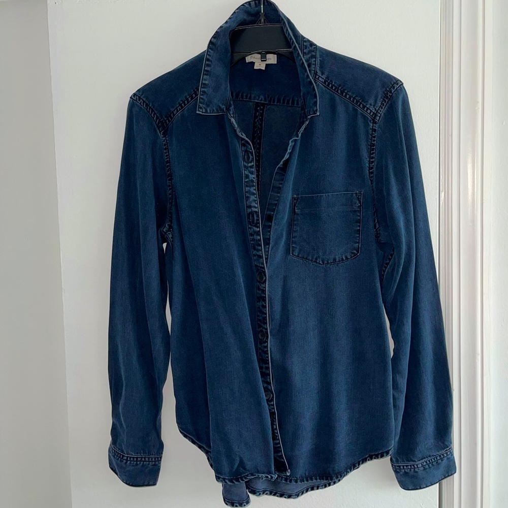 Calvin Klein Women’s Denim Button-Down Shirt